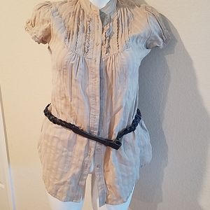 Maurice's top with belt